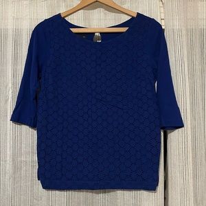 Electric blue Gap blouse